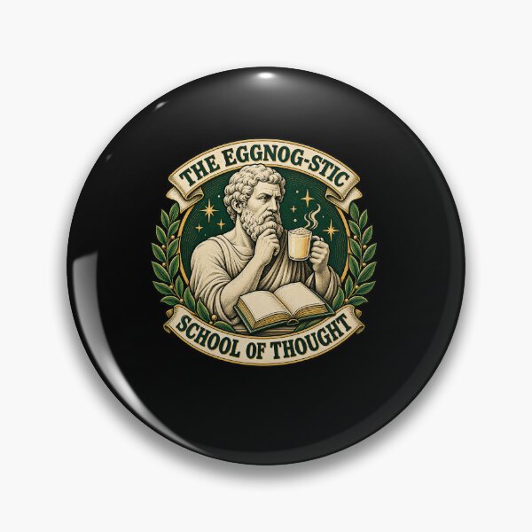 Item preview, Funny Eggnogstic School Thought Pun Philosopher Art designed and sold by elderberry.