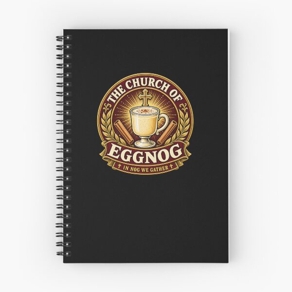 Item preview, Funny The Church of Eggnog Art designed and sold by elderberry.