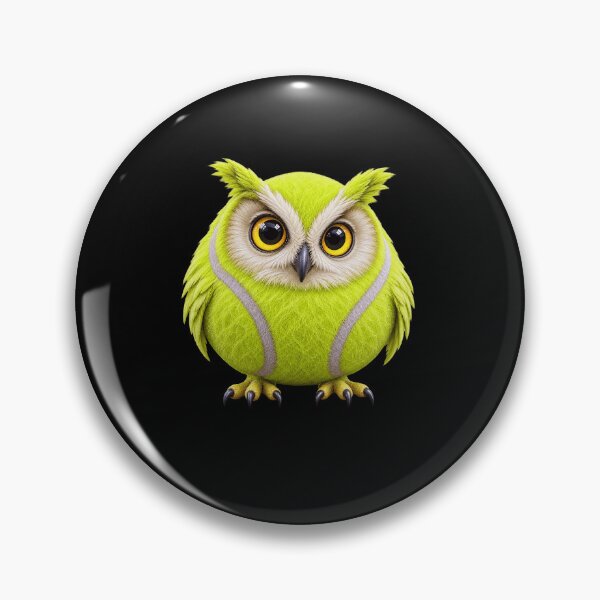 Item preview, Funny Tennis Ball Owl Meme Art designed and sold by elderberry.