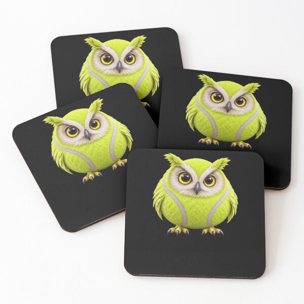 Item preview, Funny Tennis Ball Owl Meme Art designed and sold by elderberry.