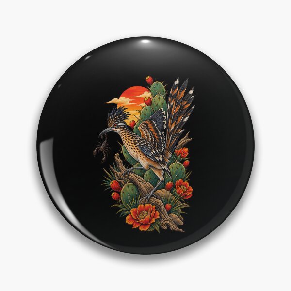 Item preview, Roadrunner and Scorpion Desert Scene designed and sold by elderberry.