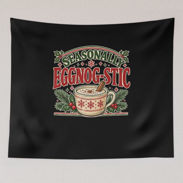Item preview, Funny Seasonally Eggnog-Stic Art designed and sold by elderberry.