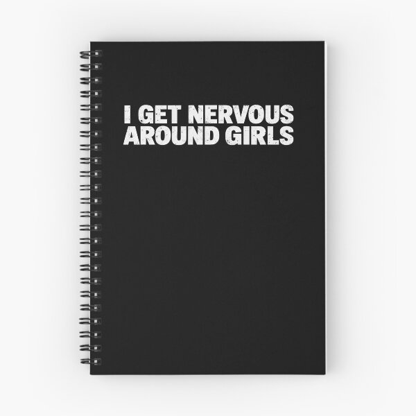Item preview, Nervous Around Girls Social Anxiety Joke designed and sold by elderberry.
