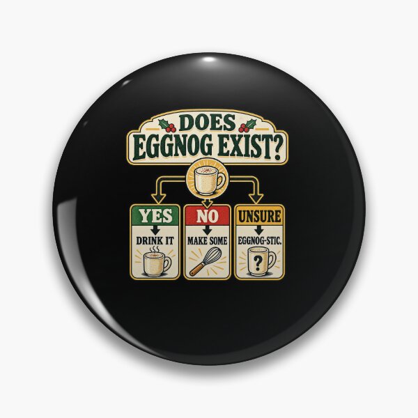 Item preview, Funny Does Eggnog Pun Exist Holiday Chart Art designed and sold by elderberry.