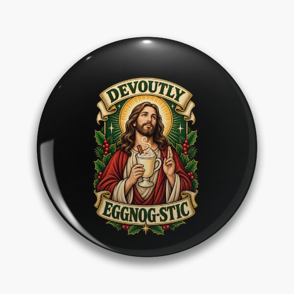 Item preview, Funny Devoutly Eggnog-Stic Art designed and sold by elderberry.