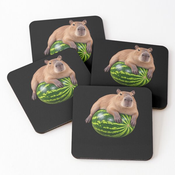 Item preview, Cute Capybara Watermelon Humor designed and sold by elderberry.