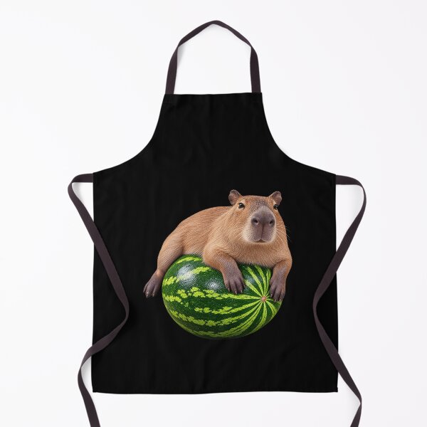 Item preview, Cute Capybara Watermelon Humor designed and sold by elderberry.