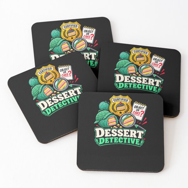 Item preview, Funny Object Or Cake Dessert Detective Dad Pun Joke Art designed and sold by elderberry.