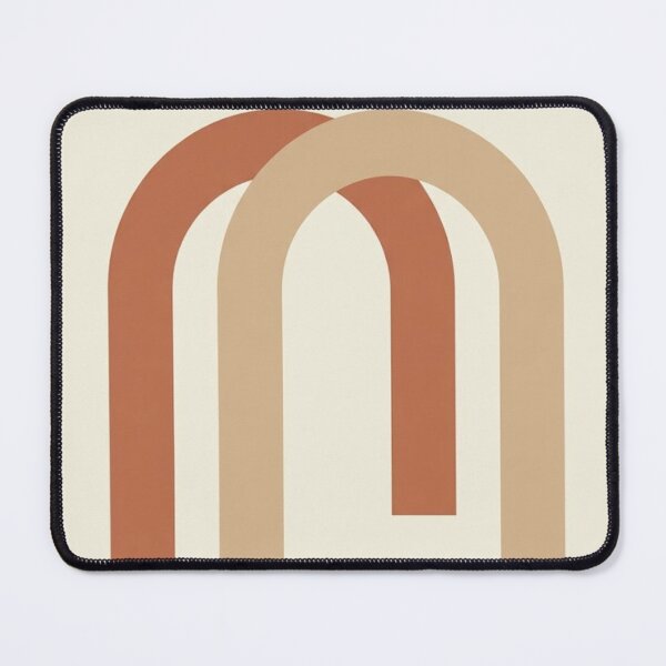 Item preview, Interlocking Arches | Minimalist Terracotta Geometric Study designed and sold by Zaramodo.