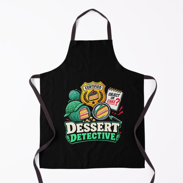 Item preview, Funny Object Or Cake Dessert Detective Dad Pun Joke Art designed and sold by elderberry.