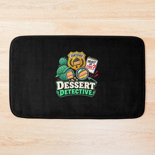 Item preview, Funny Object Or Cake Dessert Detective Dad Pun Joke Art designed and sold by elderberry.