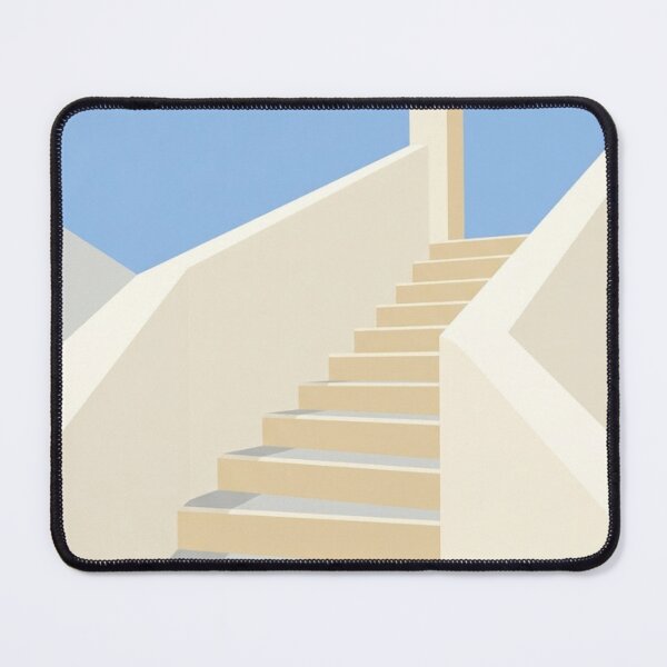 Item preview, Sun-Bleached Stone Steps | Minimalist Mediterranean Study designed and sold by Zaramodo.