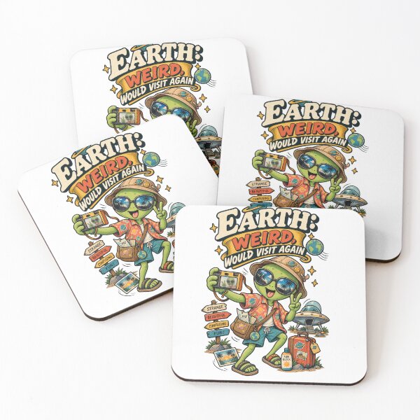 Item preview, Earth Weird Would Visit Again Alien designed and sold by Trendy-Artistry.