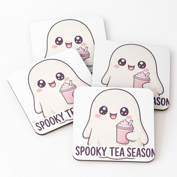 Item preview, cute ghost iced coffee spooky -tea season kawaii halloween shirt  designed and sold by EasyTake.
