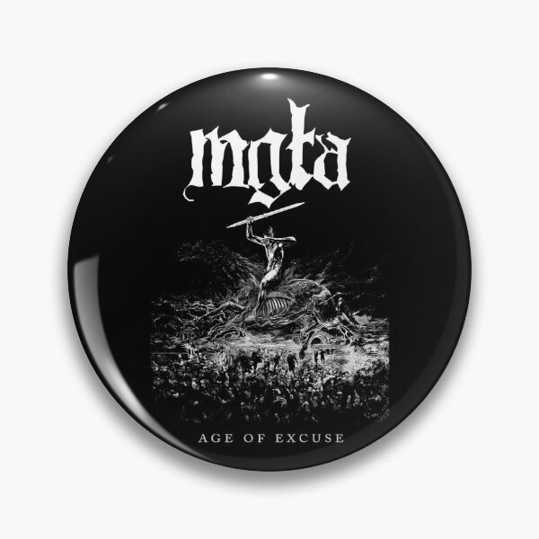 Item preview, Figure Holding Sword Above Dark Crowd Landscape designed and sold by RedRaccoonss.