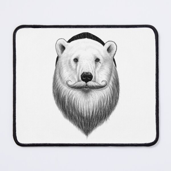 Item preview, BEARDED POLAR BEAR designed and sold by NIKITA KORENKOV NikKor.