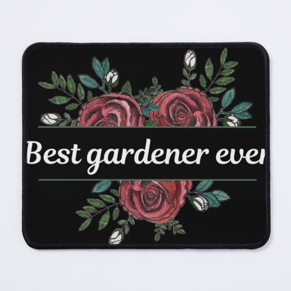 Item preview, Elegant Hand Drawn Flowers Cute Gardening Quote designed and sold by ColordCreations.