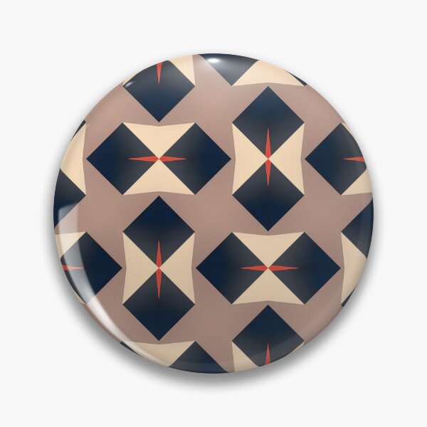 Item preview, Geometric pattern features bold diamonds and crosses. designed and sold by PenguinWinter.