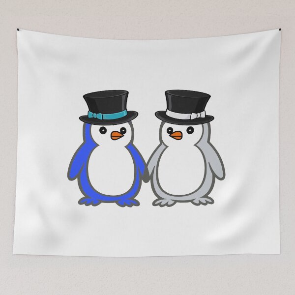 Item preview, Pippo Wedding – Bride & Bride Penguins Set 2 designed and sold by Pippo-Penguin.