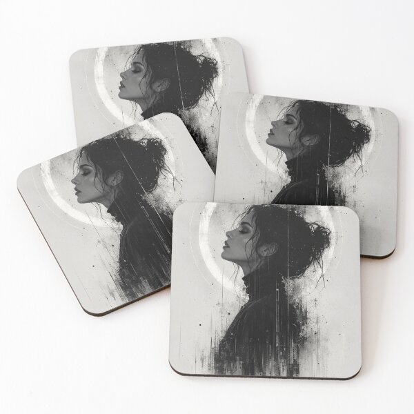 Item preview, Dark Gothic Glitch Woman designed and sold by NordenPosters.