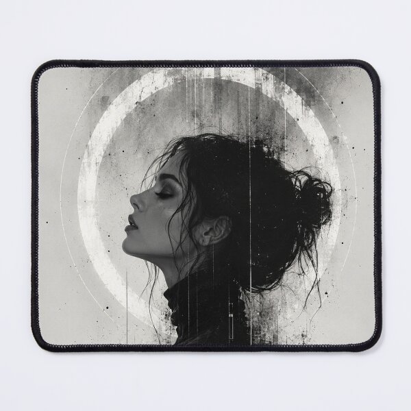 Item preview, Dark Gothic Glitch Woman designed and sold by NordenPosters.