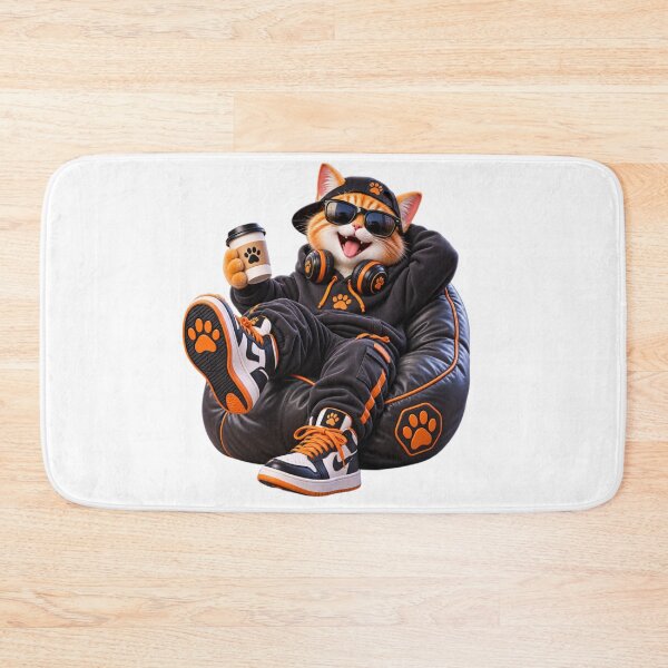 Item preview, Cat with Sunglasses designed and sold by IMOBILYARI VibeCore.