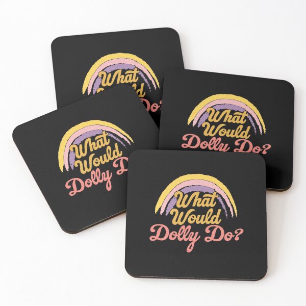 Item preview, What Would Dolly Do Retro Rainbow designed and sold by GinaGrave.
