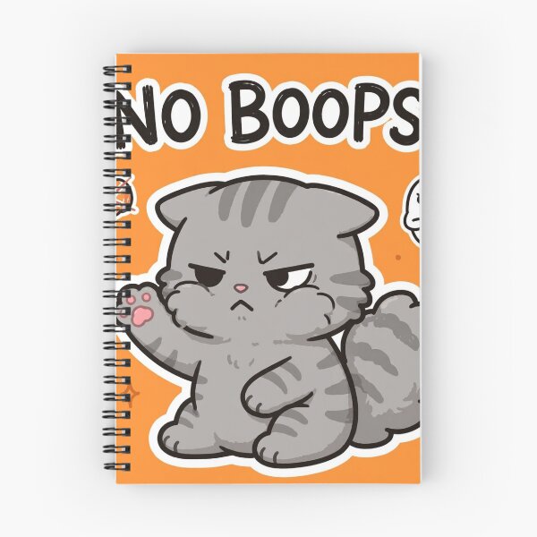 Item preview, No Boops! Grumpy Gray Tabby Cat Halloween designed and sold by CMWorkshop.
