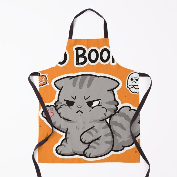 Item preview, No Boops! Grumpy Gray Tabby Cat Halloween designed and sold by CMWorkshop.