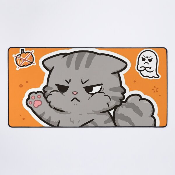 Item preview, No Boops! Grumpy Gray Tabby Cat Halloween designed and sold by CMWorkshop.