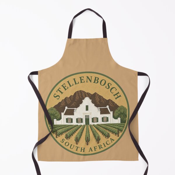 Item preview, Stellenbosch Winelands Heritage Round Badge South Africa designed and sold by The Digital Compass.