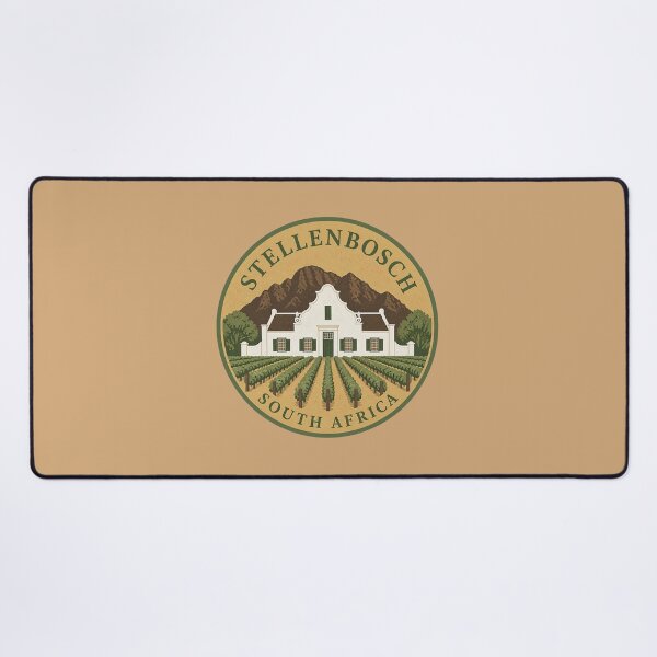 Item preview, Stellenbosch Winelands Heritage Round Badge South Africa designed and sold by The Digital Compass.