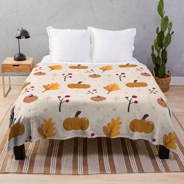 Item preview, Autumn Pumpkin and Autumn Leaves Seamless Pattern designed and sold by CHANCHANAI.