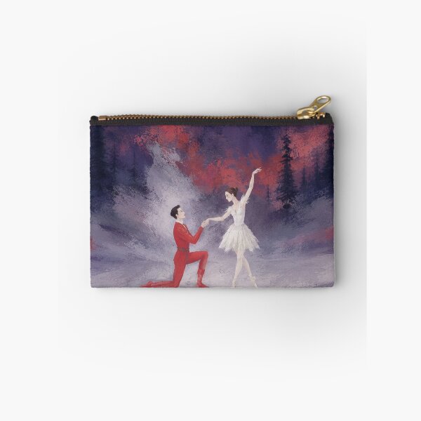 Item preview, Romantic Ballet Dancers Performing in Winter Forest designed and sold by ArtNova17.