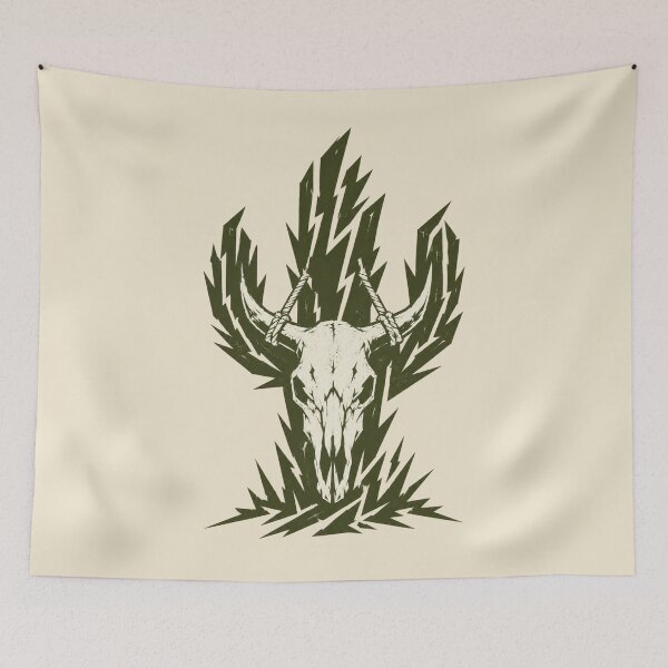 Item preview, Vintage Cow Skull Cactus Graphic designed and sold by JonelCrafts.