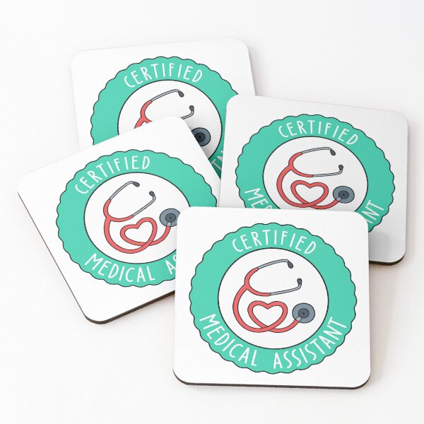Item preview, Certified Medical Assistant Stethoscope Badge designed and sold by teeperfect.