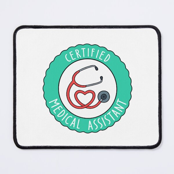 Item preview, Certified Medical Assistant Stethoscope Badge designed and sold by teeperfect.