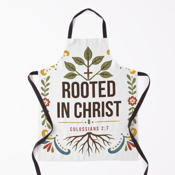 Item preview, Rooted in Christ Colossians 2:7 Folk Art designed and sold by MerchVersum.