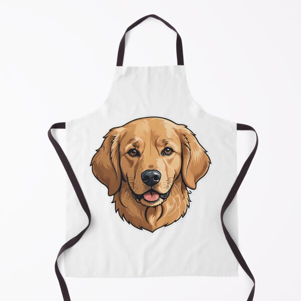 Item preview, Golden Retriever Face Portrait Bold Outline Minimal – Golden retriever mom gift designed and sold by michallechowicz.