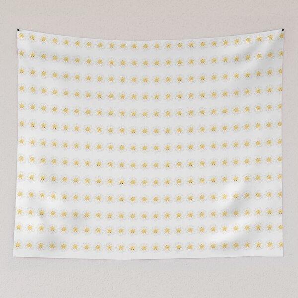 Item preview, Cute White Daisy Seamless Floral Pattern designed and sold by Rehnair.