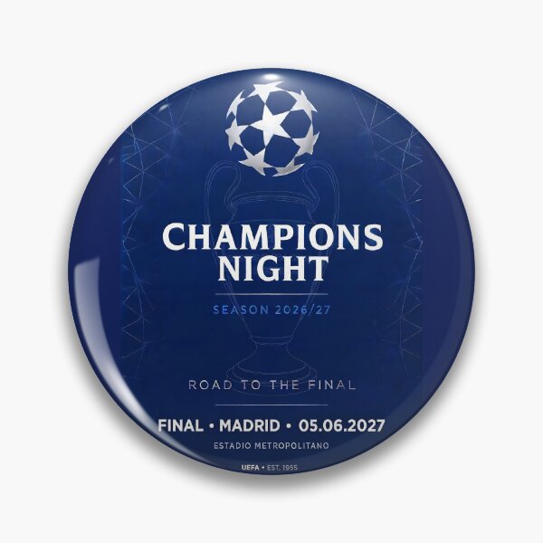 Item preview, Champions Night Football Final 2027 Madrid  designed and sold by Abeshinobi.