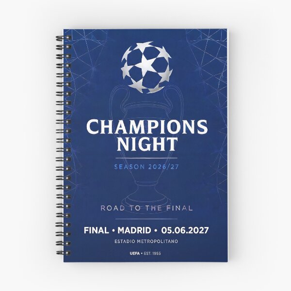 Item preview, Champions Night Football Final 2027 Madrid  designed and sold by Abeshinobi.