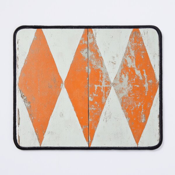 Item preview, Distressed Harlequin Diamonds – Vintage Checkerboard Pattern designed and sold by BackTWO.