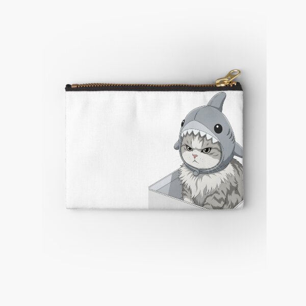 Item preview, Shark Cat Cute & Grumpy Ocean Kitty cat illustration Kawaii Japan culture Sticker vector designed and sold by sabartgunpla.