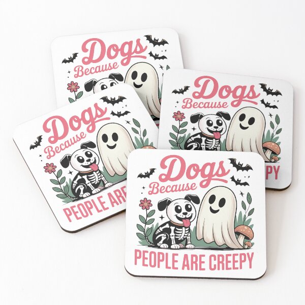 Item preview, Dogs Because People Are Creepy – Funny Introvert Dog Quote designed and sold by BackTWO.