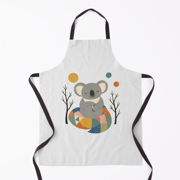 Item preview, Sleepy Boho Rainbow Koala on Patchwork Cute Australiana Nursery Art designed and sold by Yellowriversss.