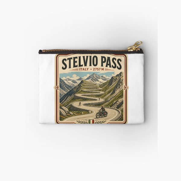 Item preview, Stelvio Pass Italy Vintage Travel Poster designed and sold by MerchVersum.