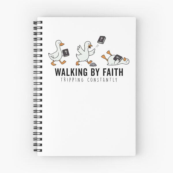 Item preview, Walking By Faith Tripping Constantly Goose designed and sold by charoen-design.