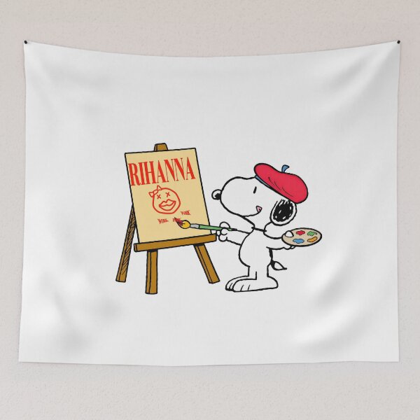 Artikelvorschau, Snoopy malt Lächeln Rihanna entworfen und verkauft von VelvetSymbol.