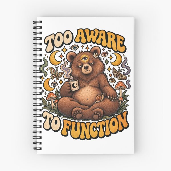 Item preview, Too Aware To Function Mystical Bear designed and sold by Trendy-Artistry.